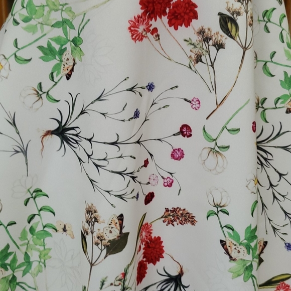 CLEARANCE FINAL PRICE Floral Open Back Dress CHECK OUT THE BACK!! - Picture 5 of 11